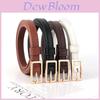 Minimalist Pu Leather Womens Thin Belt With Pin Buckle For Office And Casual Wear