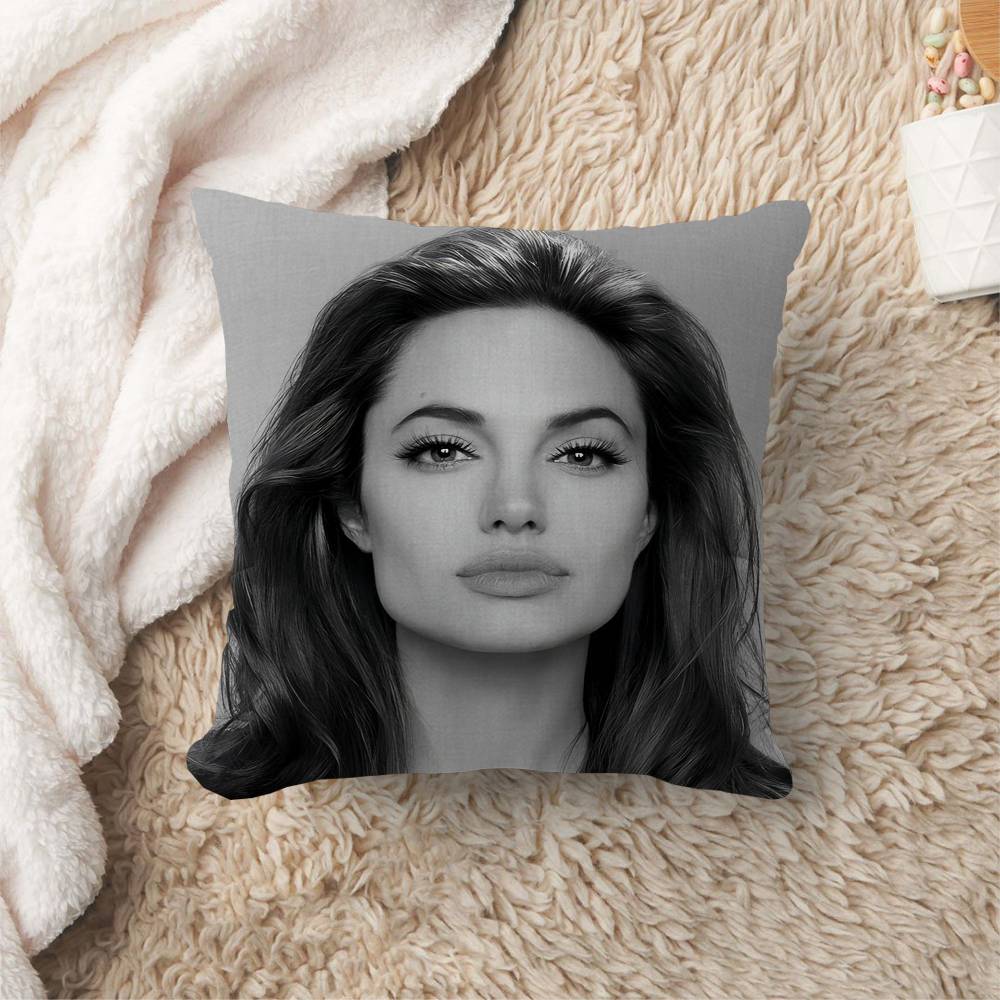 Actor Star Angelina Jolie Pillow Anime Pillow Sofa Bed Head Pillow Cover Cushion Cover x cm Fashion