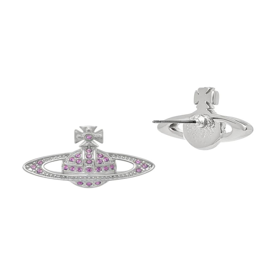 VIVIENNE WESTWOOD Inlaid Design Earrings Women Earrings Silver 62020033-02P551