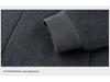 Men's Winter Wool Blend Stand Collar Short Jacket, Middle-Aged Casual Warm Thick Coat