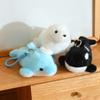 Backpack Charms Dolphin Plush Doll Keychain Ocean Animal Plush Doll Key Rings  Festival Party Decor