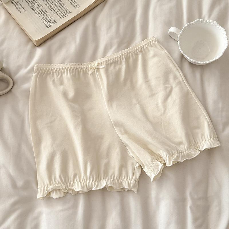 Ladies' Spring-Autumn New Model Pure Cotton Anti Glaring 10A Anti Bacterial Flat Angle Safe Underwear