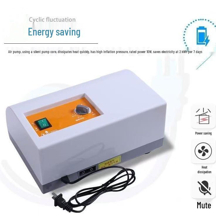 Dual-Pump Silent Anti-Decubitus Air Mattress with Universal Inflation System