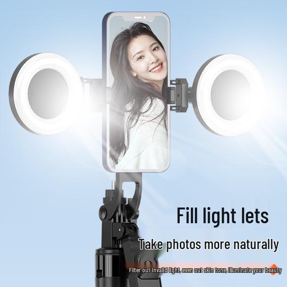 2024 A17 Anti-Shake 4-Leg Portable Selfie Stick & Mobile Shooting Stand