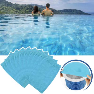 Pool Skimmer Socks Fine Mesh Pool Skimming Basket Filter Reusable Elastic Pool Filter Sock Pool Debris Capture Skimmer for Above Ground Inground Pool
