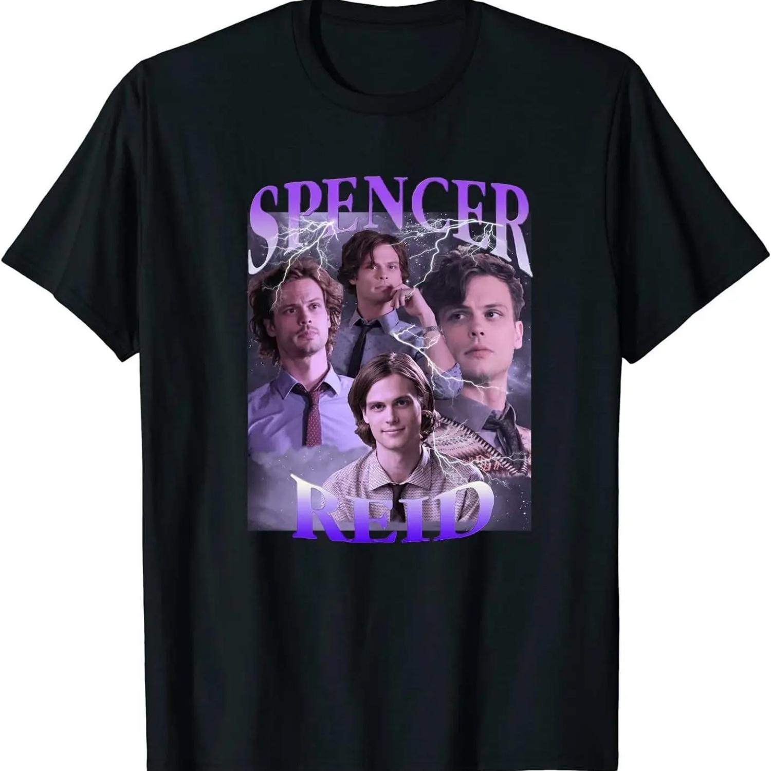 Spencer Reid Men Woman Cotton Tshirts S