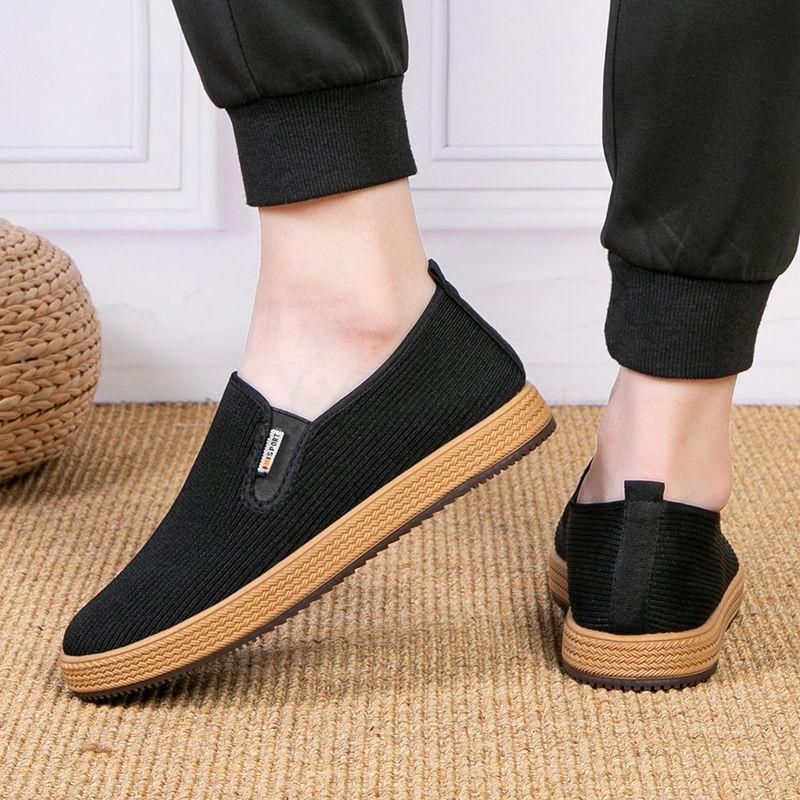 Spring and Autumn Cloth Shoes Summer Breathable Light Wormwood Deodorant Casual Shoes Retro Cloth Shoes