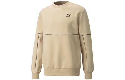 Sweatshirts Men's Khaki Crew Neck Moderate Regular 534410-20