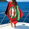Nrl Rabbit Logo Design Microfiber Beach Towel, Lightweight And Quick-Dry, for Summer Travel, Beach Essential, Swimming Pool Outdoor