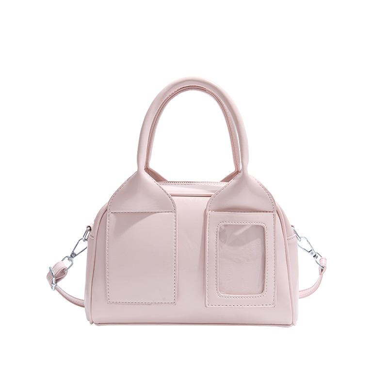 

Мода, зарубежный стиль, универсальный, простой стиль, ощущение высокого класса, портативная подушка, сумка, универсальная для поездок на работу, для отдыха, нишевая сумка-мессенджер, женщина розовый