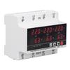 Undervoltage Protector DIN Rail Adjustable Overcurrent Protector AC120V‑300V 63A 3 Phase 3 Wire 4 Wi