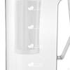 Clear Water Carafe Jug with Handle Dual -20°C To 110°C Scale for Iced Coffee Cold Brew