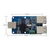Industrial 4Channel USB Isolation Board Isolator Module Compatible for USB2.0 Devices and High Voltages Environment