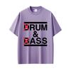 Drum and Bass Funny Meme T Shirts Rum and Ass Lovers Jokes Short Sleeve Men Casual Cotton T-shirt Men's Fashion Oversized Tshirt