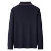 Shanshan Men's Polo Collar Long-Sleeve T-Shirt