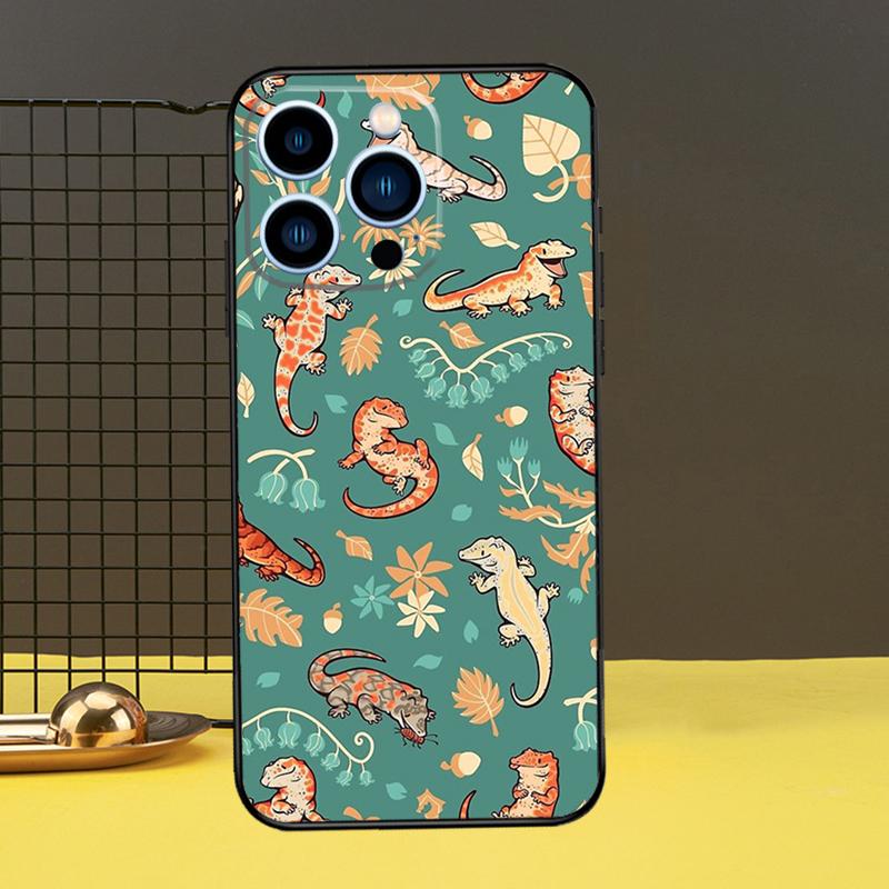 Lizards Geckos Phone Case For iPhone 12 11 14 Pro MAX XR X XS Max Case For iPhone 13 Pro Max 7 8 Plus SE2
