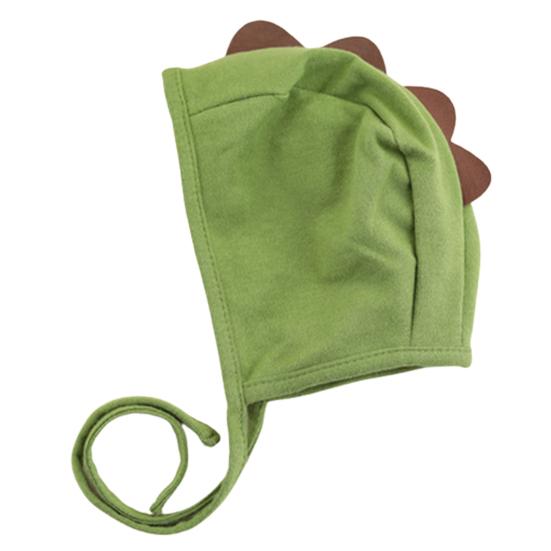 

Декоративная шапка для малышей с изысканной окантовкой, хлопковая дышащая детская шапка с регулируемым ремешком на весну зелёный