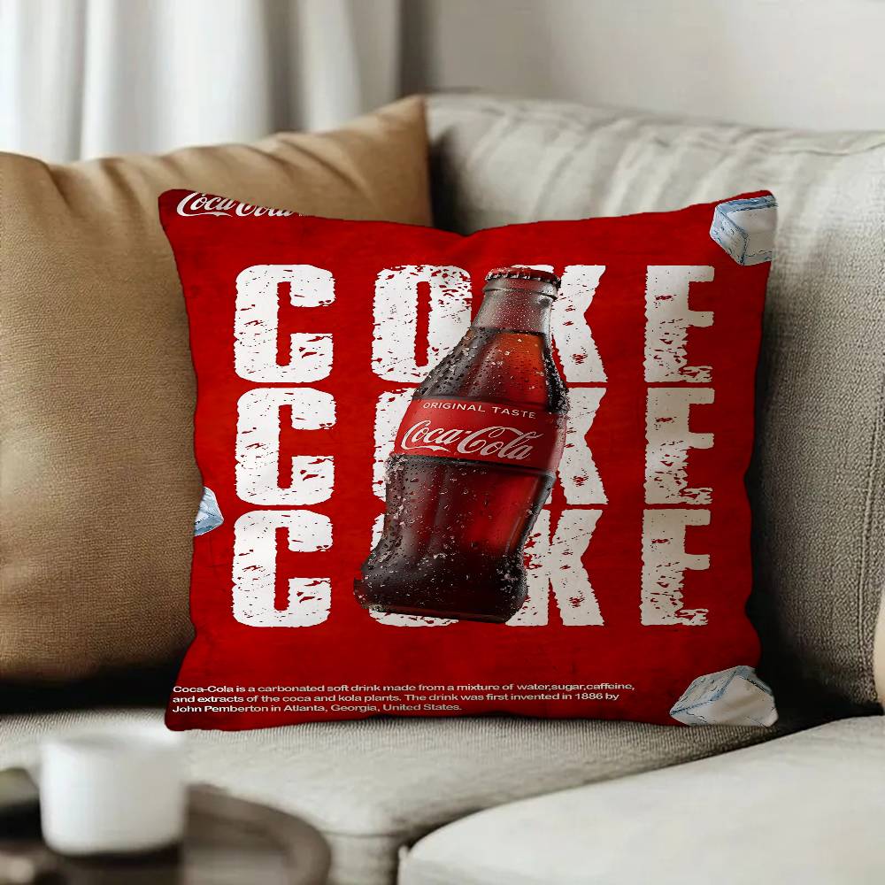 CCocasCColas Office Cushion Pillowcase Car Cushion CoverXCM Lumbar Pillowcase Sofa Pillowcover