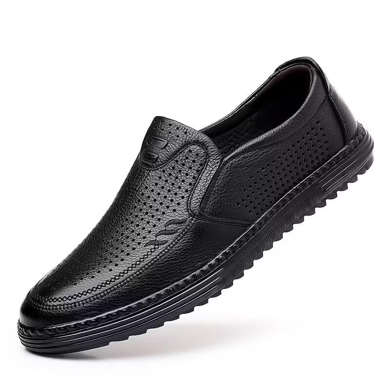 Pantofi Bărbați Cusuți Manual din Piele Naturală Tip Slip On Business Formal Ocazie Nuntă Petrecere Încălțăminte Timp Liber Oficial Pantofi de Bord