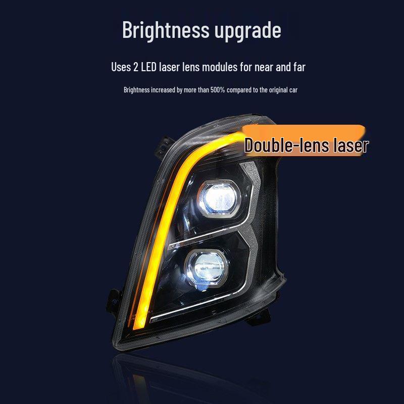 Super Bright Laser LED Headlight Assembly for Liuqi Chenglong H7, H5, Balong M3 Bi-LED Models