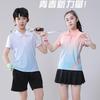 Badminton shirts, sportsets, trainingspakken met kraag voor tafeltennis voor volwassenen en kinderen, sneldrogende shirts, teamshirts voor tennis, poloshirts