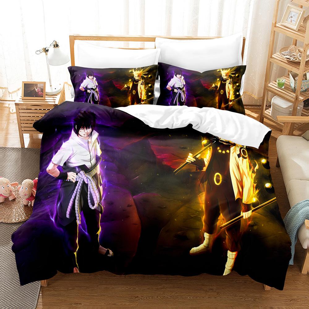 Three-Piece 3D Digital Printing Quilt Cover, Pillowcase, Bedding, Bedding