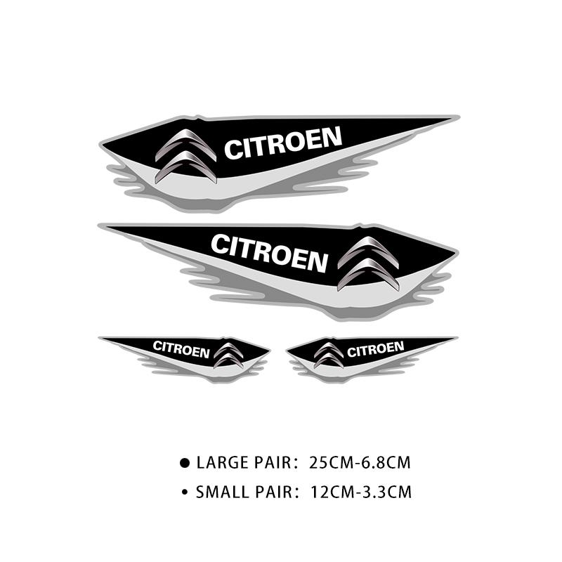 

Citroen Car Rearview Mirror Door Sideways Side Decoration Stickers For Citroen C8 DS3 C6 C3 Vts C4 Saxo C4L C5 C2 C1 Xsara C3-XR