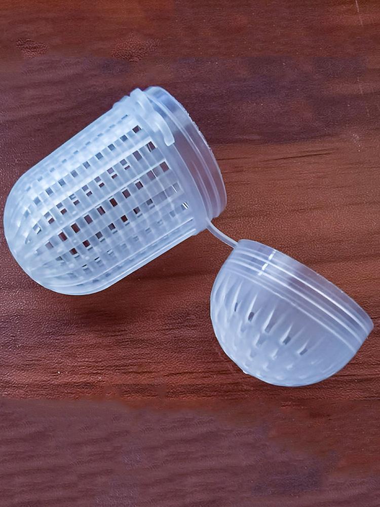 10pcs Fishing Feeder Holder Bait Luminous Fishing Bait Basket Attract Fish Shrimp Earthworm Tackle Accessories Tool