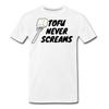 Vegan Vegetarian Shirt Tofu Never Screams Tshirt Animal Lovers Organic T-Shirt