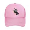 Motorcycle Art Auto  Inspired Bike Enthusiast Design Mesh Baseball Cap