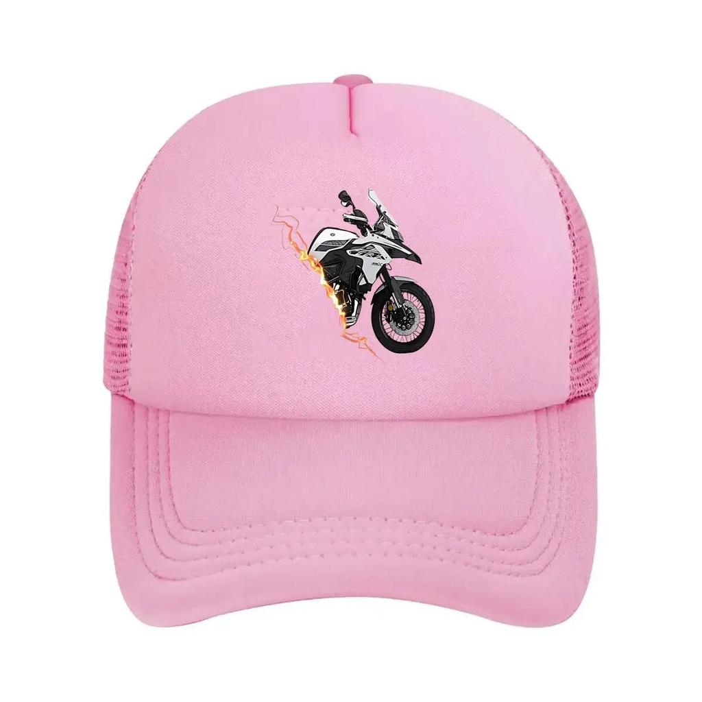 Motorcycle Art Auto  Inspired Bike Enthusiast Design Mesh Baseball Cap