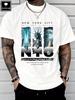 PAYEAH New York Sky Freedom Graphic Print T-Shirt Unisex T-Shirt