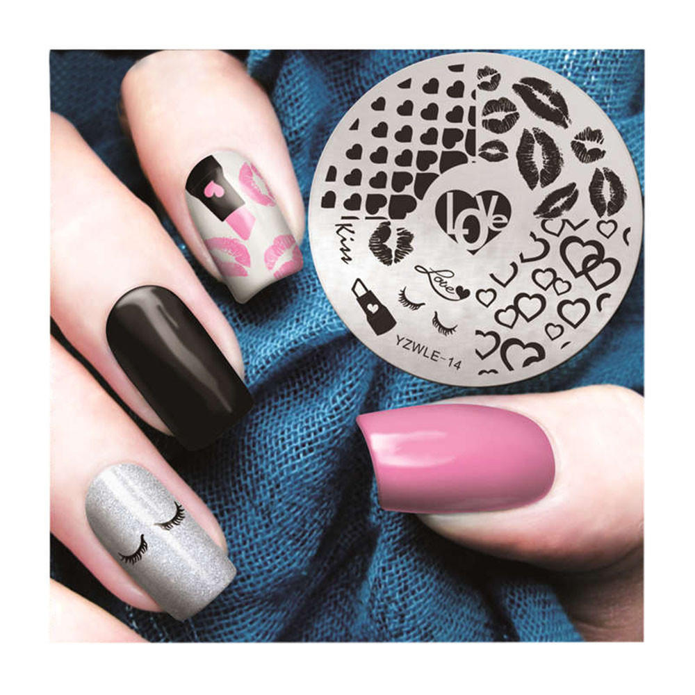 

Печатная пластина, штампованная пластина для маникюра, шаблон, инструмент «сделай сам»