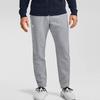 Under Armour Rival Logo Fleece Joggers Men Bottoms Steel Heather-Grey 1359030-035
