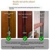 1 szt. Przenośny zamek z regulacją na podwójną nakrętkę, korpus, hotel, podróż, samoobrona, zamek do drzwi, zamek antywłamaniowy, zamek bezpieczeństwa