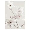 Romantic Blue Beach Posters Coast  Magnolia Flower Print Wall PictureCanvas Painting Nature Theme Blue White Bedroom Decor