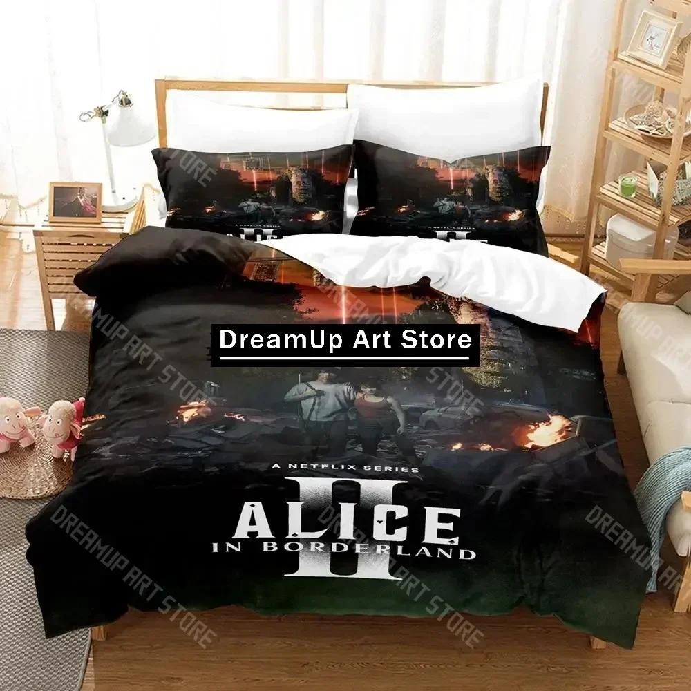 3D Print Alice in Borderland Season 2 Bedding Set Single Twin Full Queen King Size Bed Set Aldult Kid Bedroom Duvetcover Sets