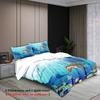 3-piece set, turtle underworld themed pattern printed bedding set, 1*duvet cover+2*pillowcase, for queen, king, double bedroom