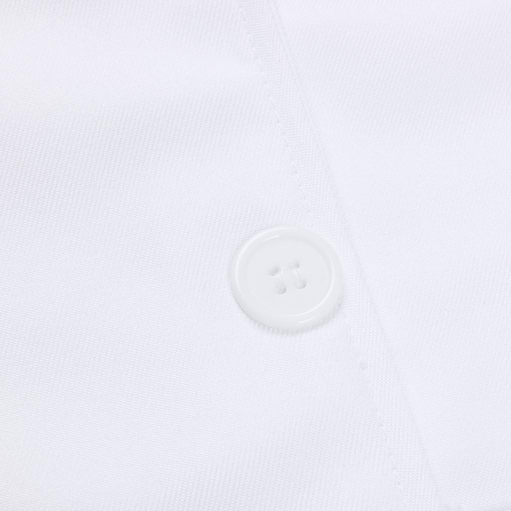 Kids Boys Girls White Long Sleeves Lab Coat Uniform Doctor Surgeon Cosplay Costume Fancy Party