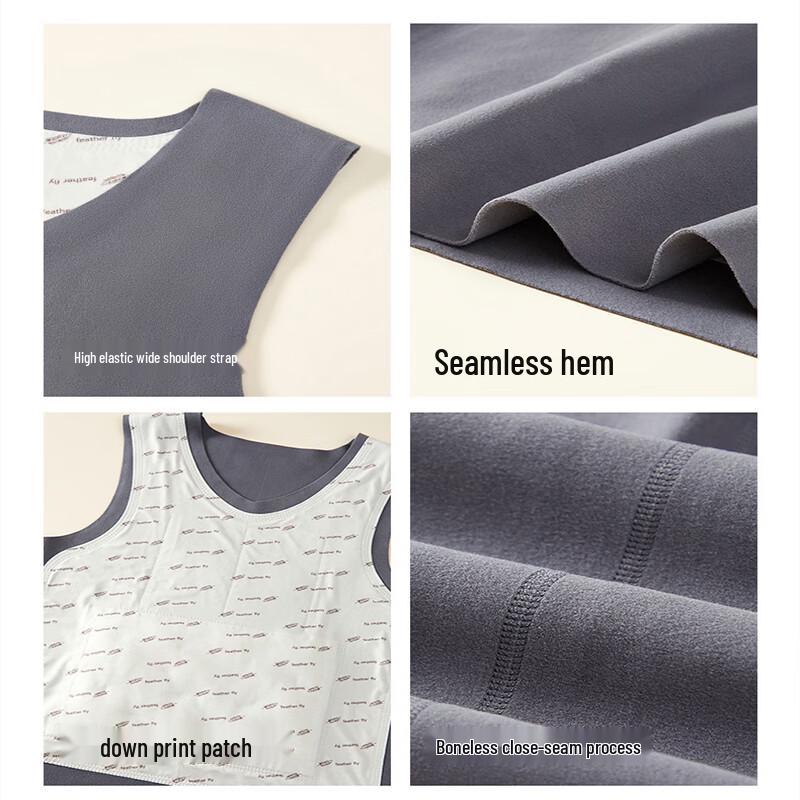 Langsha Men's 90% Down Antibacterial Warm Vest