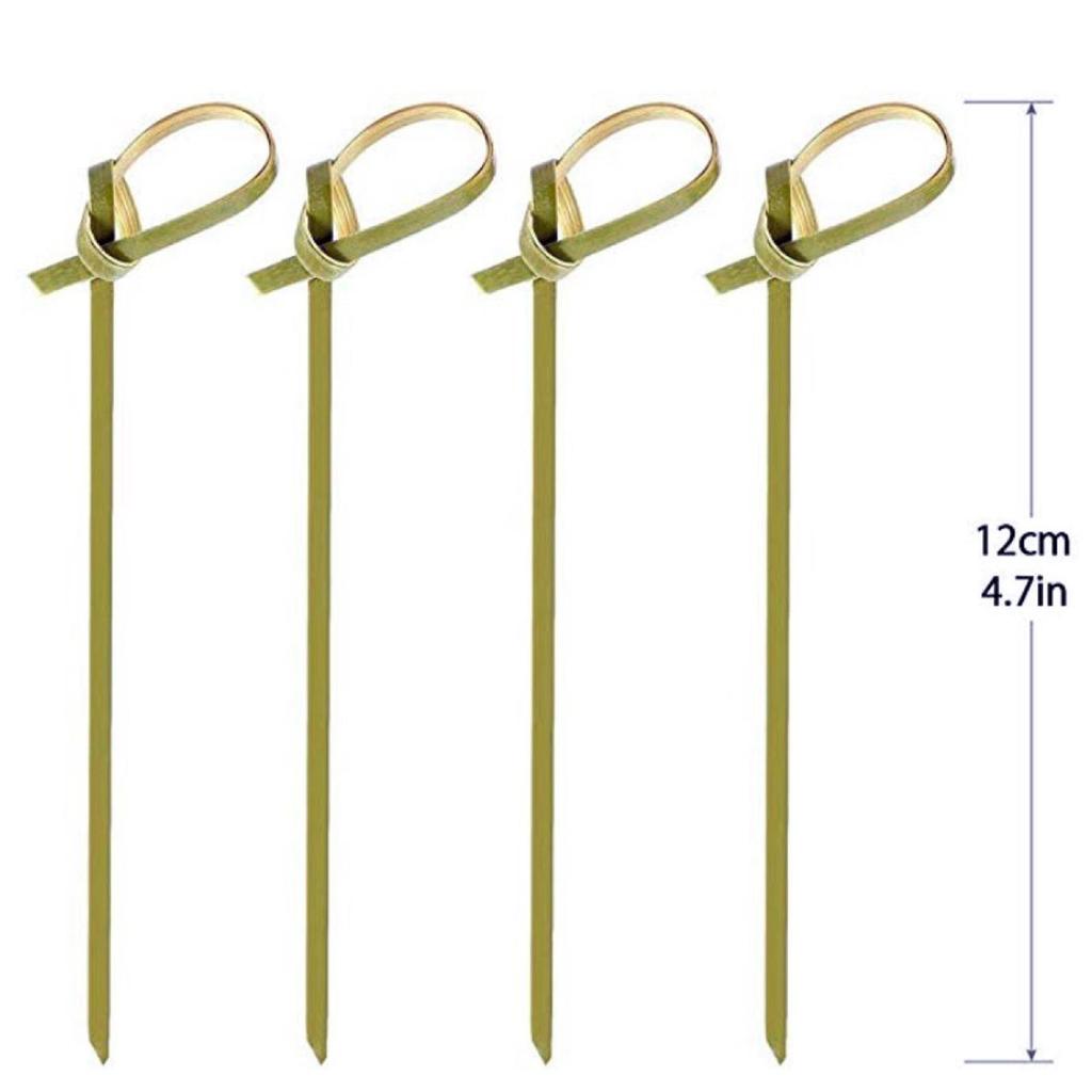 Canape Skewers, Bamboo Skewers Set, 100 Pcs., Length 12 Cm