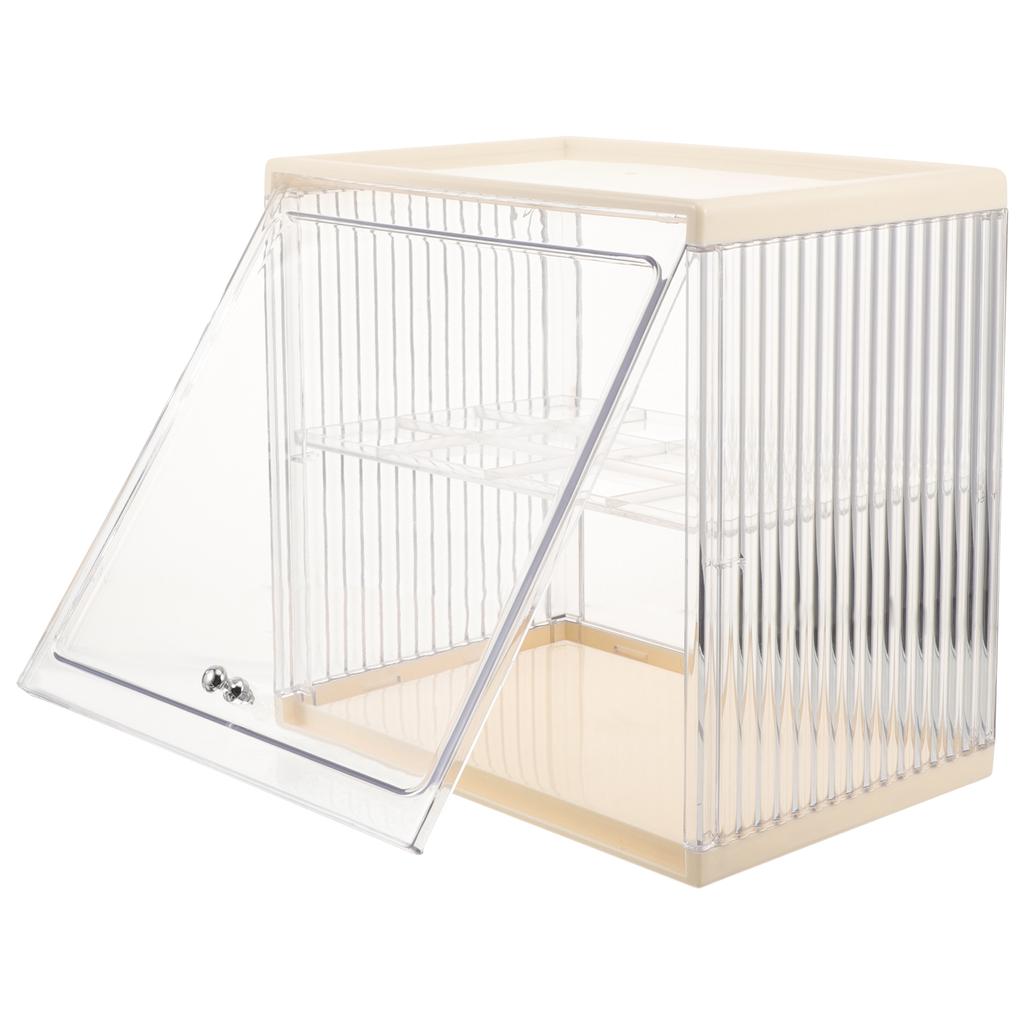 Pekařské krabice Bochník chleba Dvouvrstvý Domácí koš Úložný Pult Stolní Držák pro Obchod