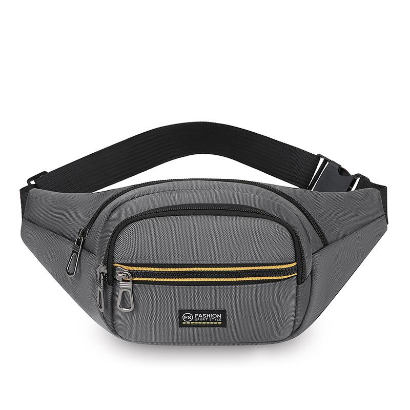 

Waterproof Oxford Men s Chest Bag Multi-layer Joker Portable Change Mobile Phone Bag Fashion Pockets