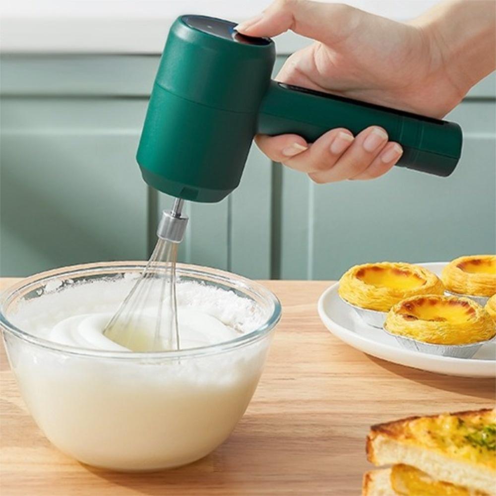 Wireless Electric Egg Beater USB Powered Whipped Cream Beater  Home Cooking Kitchen Use