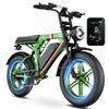 Kostenloser Versand aus EU-Lager Cooler Stil Elektrofahrrad 48V 17,5Ah 20 Fettreifen Geländefahrt Beliebtes City E-Bike für Erwachsene