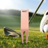 Golf Pitchgabel 2 Stifte Poliert Einfach zu installieren Tragbar Golftraining Golfballmarker Pitchgabel Täglicher Gebrauch