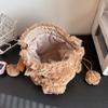 Neue frische Mädchen Mode Umhängetasche rosa Schwein Puppe Tasche Nischen Design vielseitig niedlich Plüschtasche