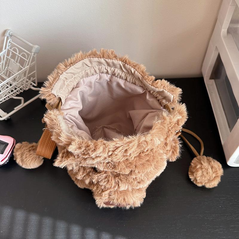 Neue frische Mädchen Mode Umhängetasche rosa Schwein Puppe Tasche Nischen Design vielseitig niedlich Plüschtasche