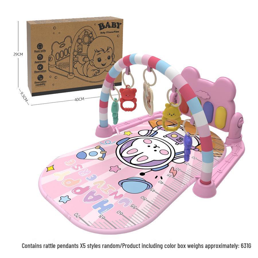 Free Shipping Baby Musical Kick & Play Gym: 0-36 Months Enlightenment Fitness Rack & Early Education Play Mat