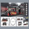 Simulated Railway Trains Retro Steam Train Model Children Toys Electric Rail Train Track Boy Toy Kids New Years Christmas Gifts